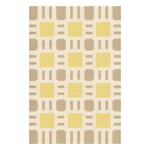 Layered - Late Breakfast Jute Rug, Evelina Kroon | Pale Yellow