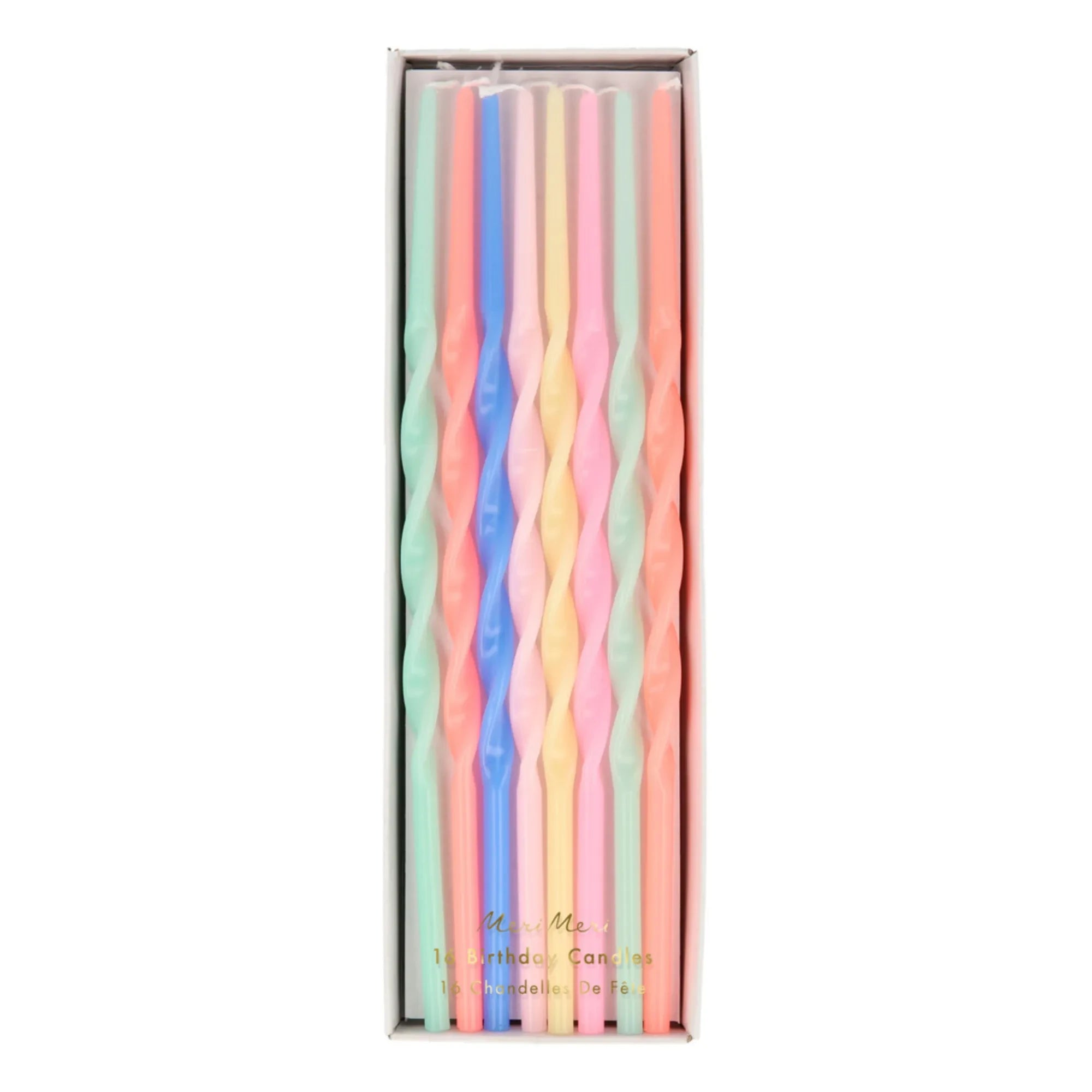 Meri Meri - Twisted Candles - Set of 16