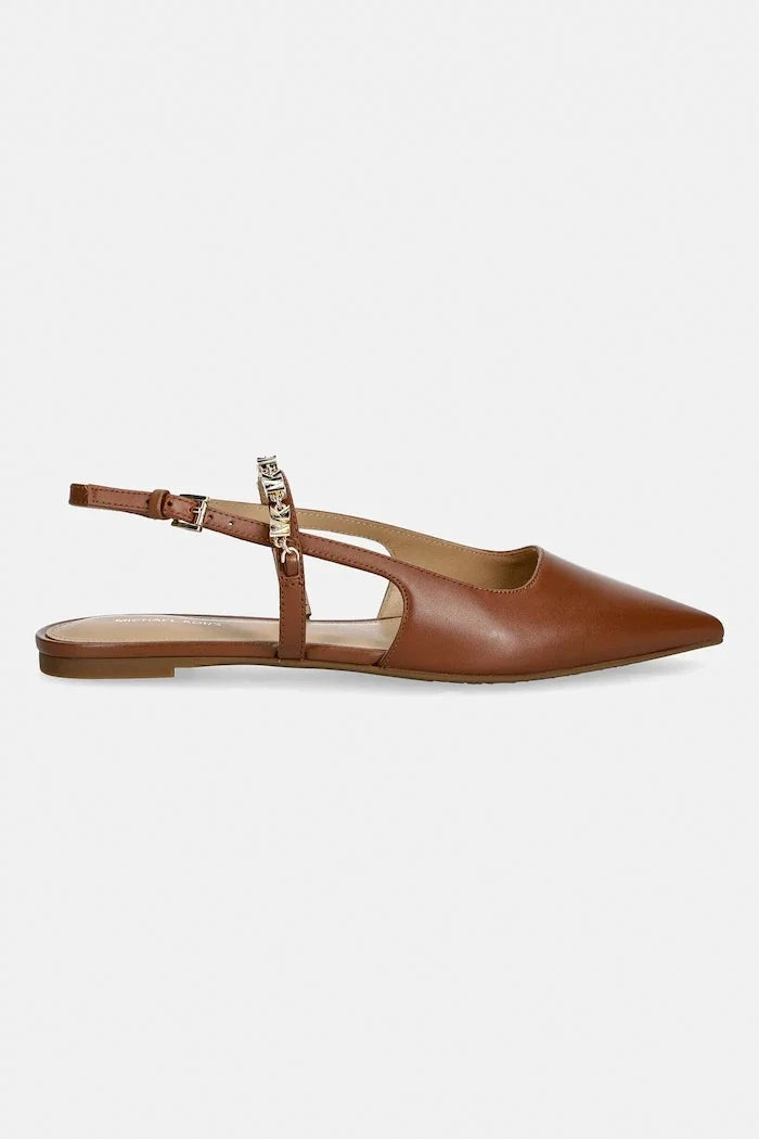 MICHAEL Michael Kors Dina Flex Sling Flat Deri Babet