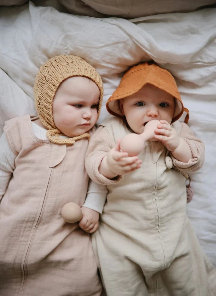 Mushie - Lightweight sleeping bag, made of organic cotton | Powder Pink
