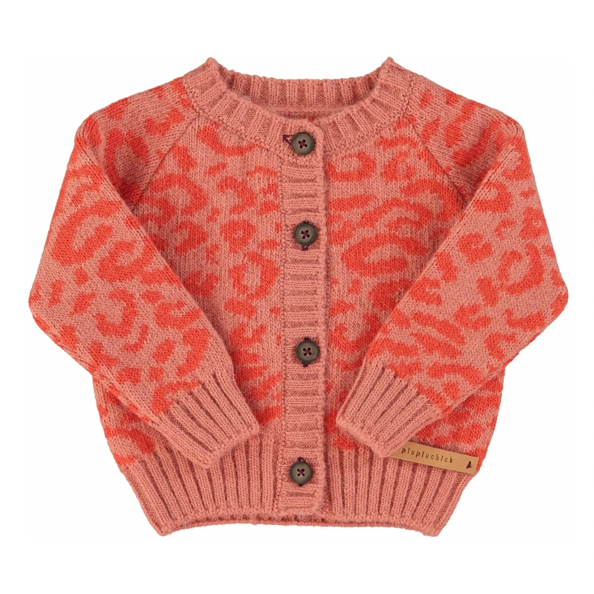 Piupiuchick - Leopard Wool Vest | Pink