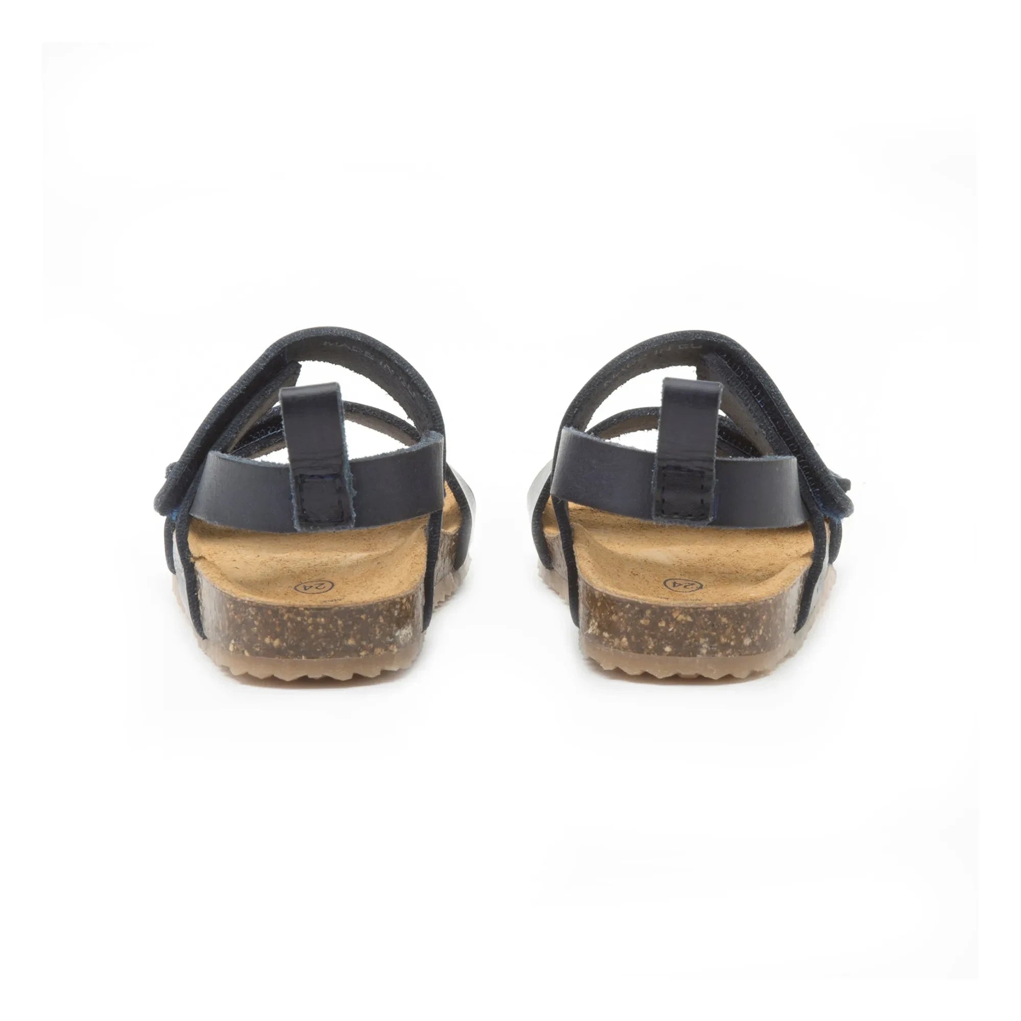 Pèpè - Two Con Me - Double Buckle Sandals | Navy Blue