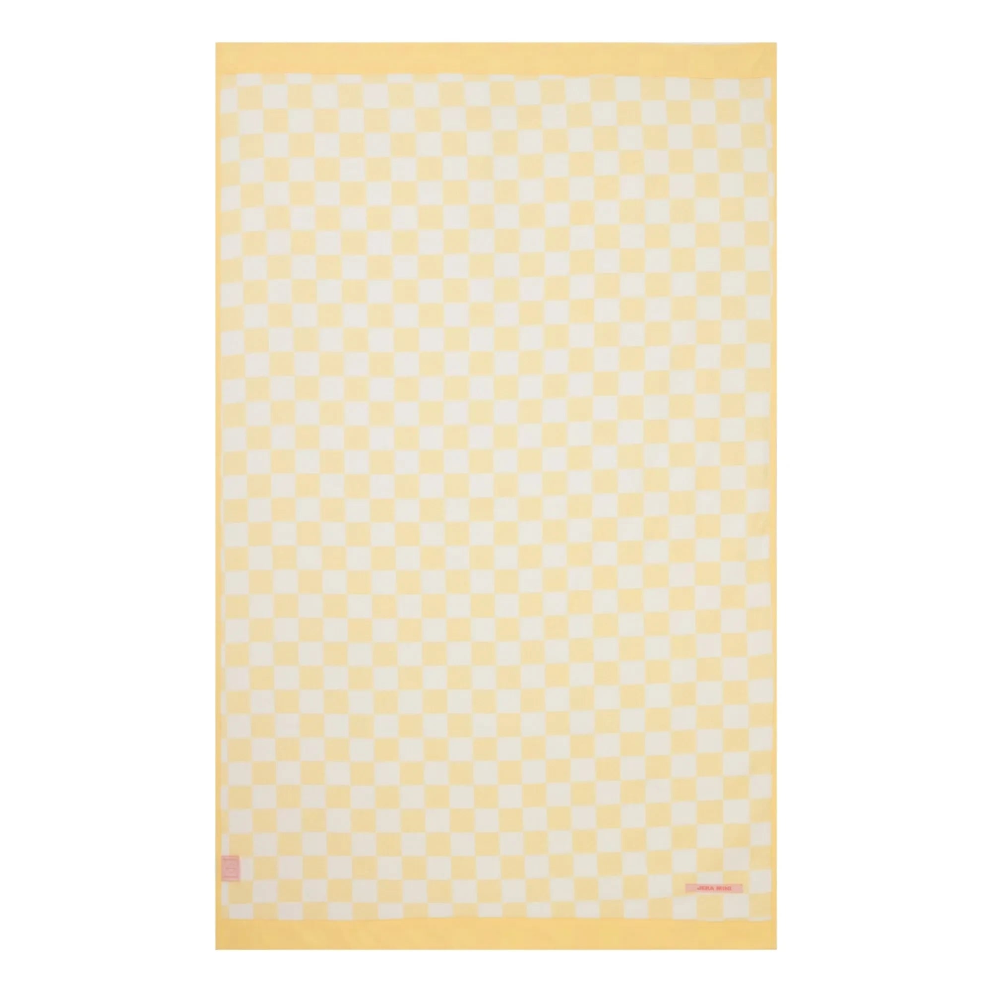 Jera Mini - Carreaux Eponge Beach Towel | Pale Yellow