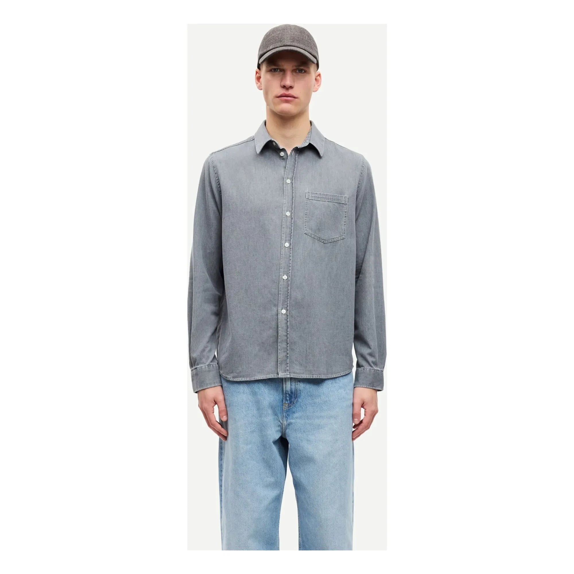 Samsoe Samsoe - Shirt Saryan P 15248 Organik pamuk | Açık Mavi