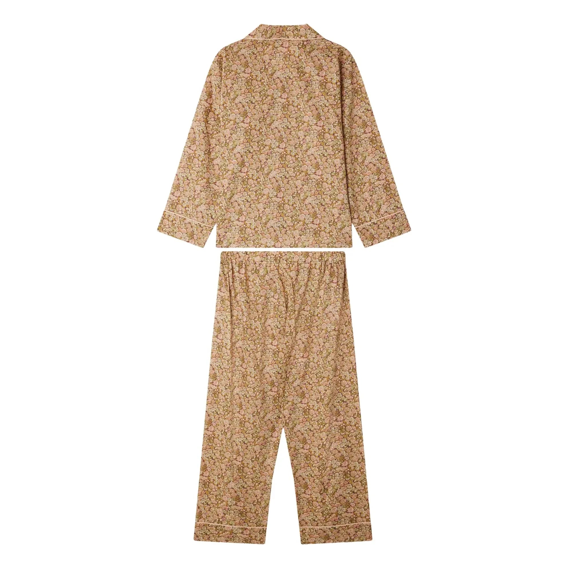 Bonpoint - Liberty Organic Cotton Snap Pajamas | Mauve