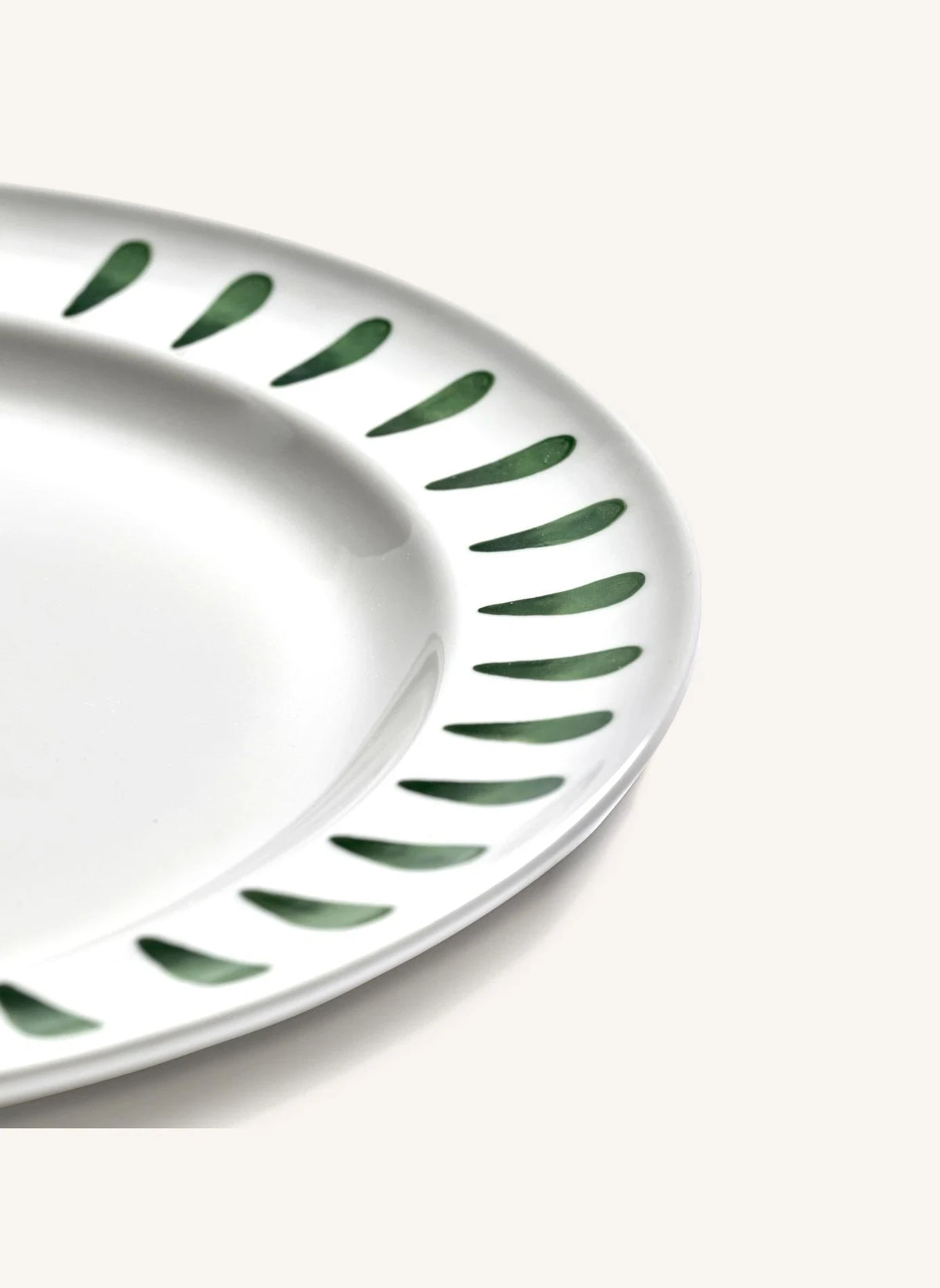 Serax - Charly Striped Plates - Set of 2 | Green