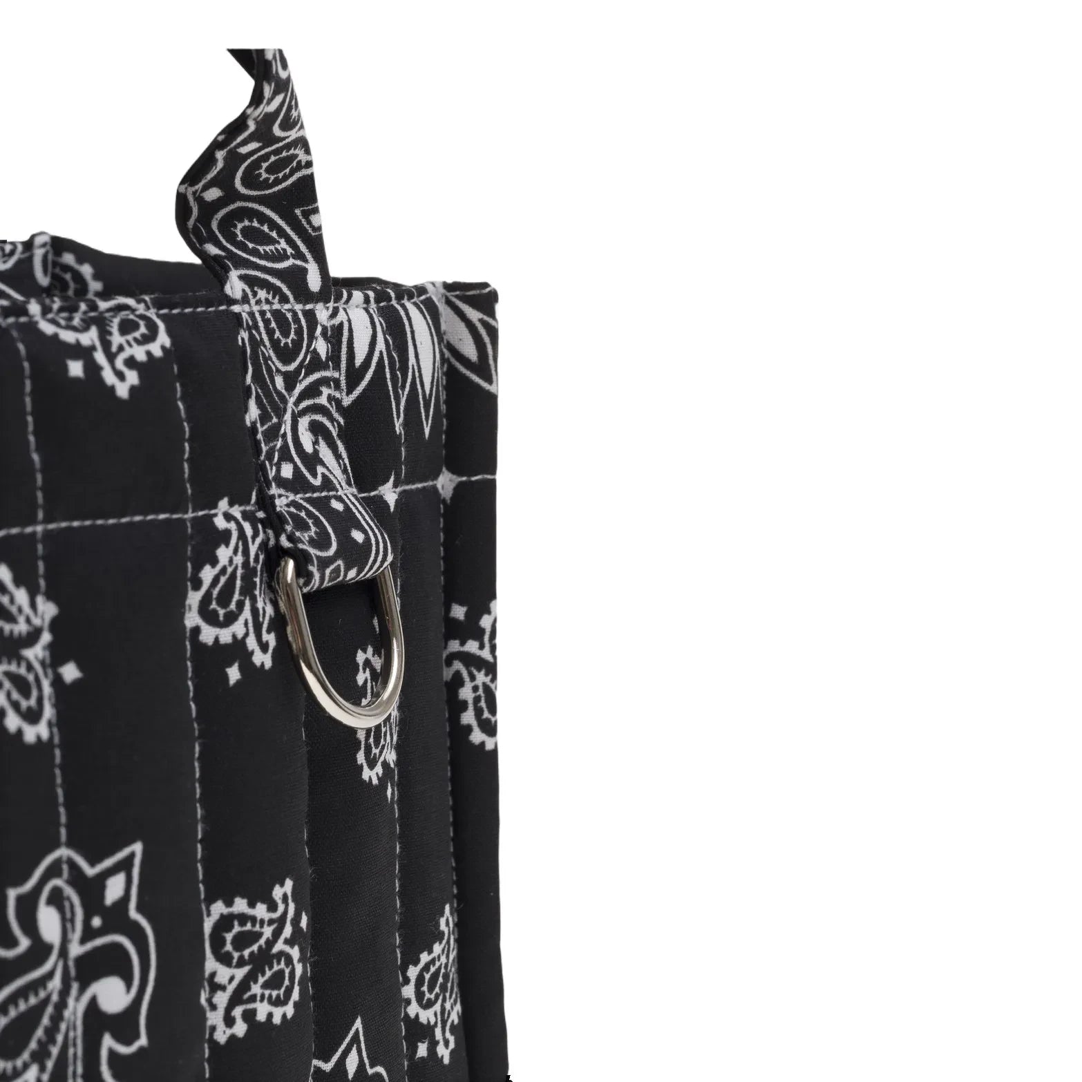 Call it by your name - Mini Tote Happy Face Pamuk | Siyah