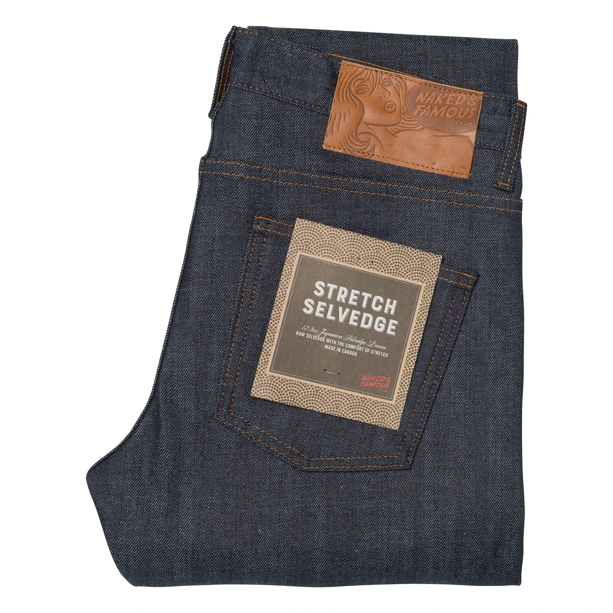 Naked & Famous - Super Guy Stretch Selvedge Jeans | Indigo