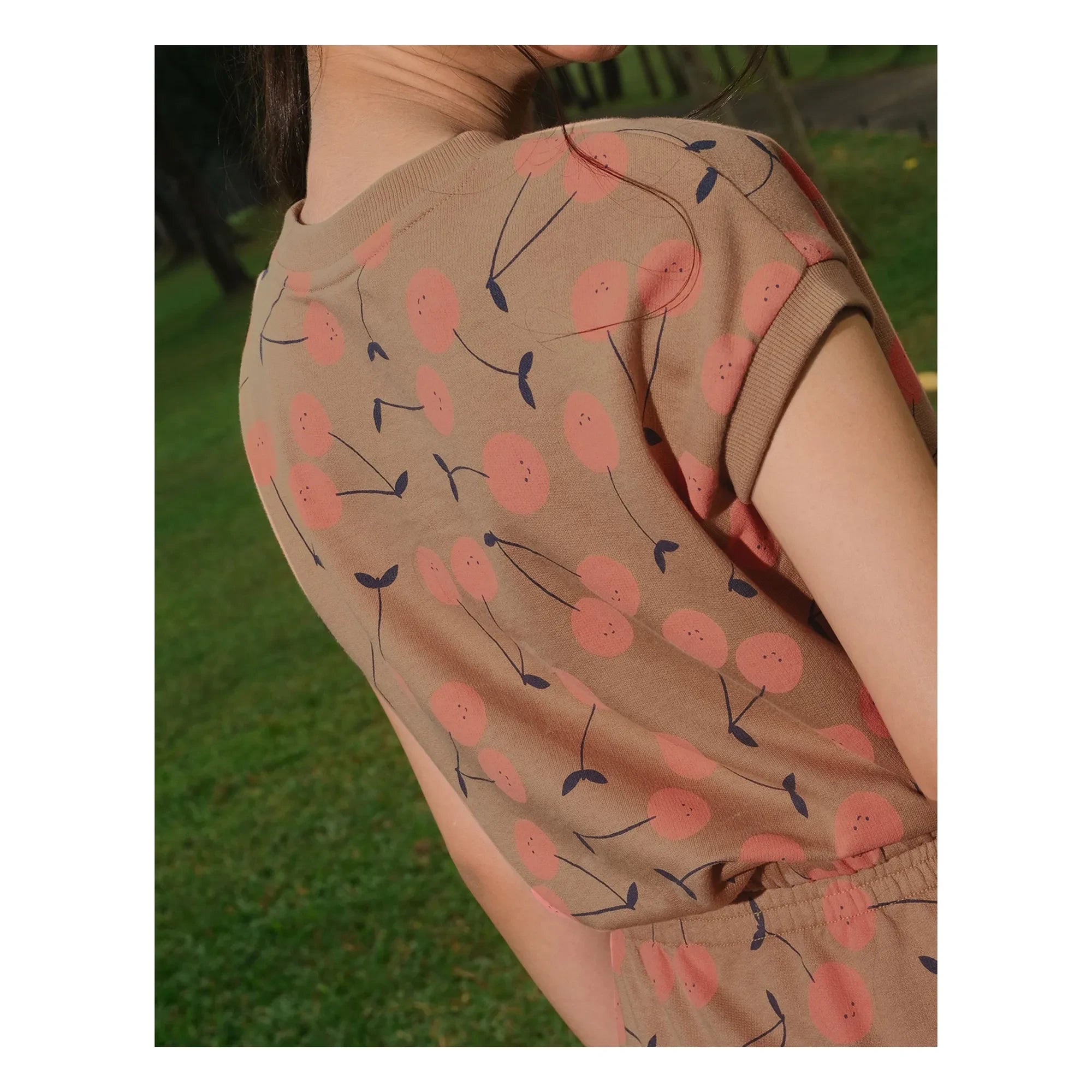 Gingersnaps - Harper Cherries T-Shirt | Brown