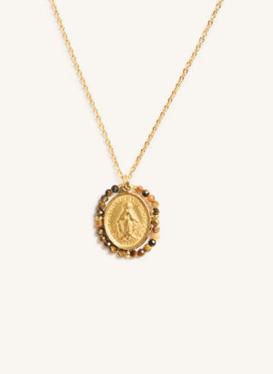 Palas - Santa Maria Precious Necklace | Oeil de Tigre