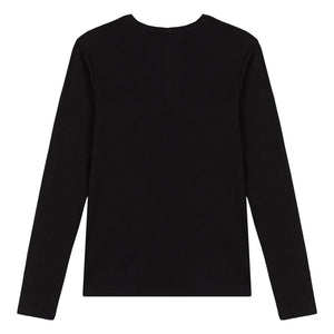 Petit Bateau - Iconic Long Sleeve T-Shirt - Women's Collection | Black