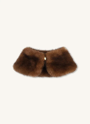 Chloé - Çıkarılabilir polar yaka | Camel