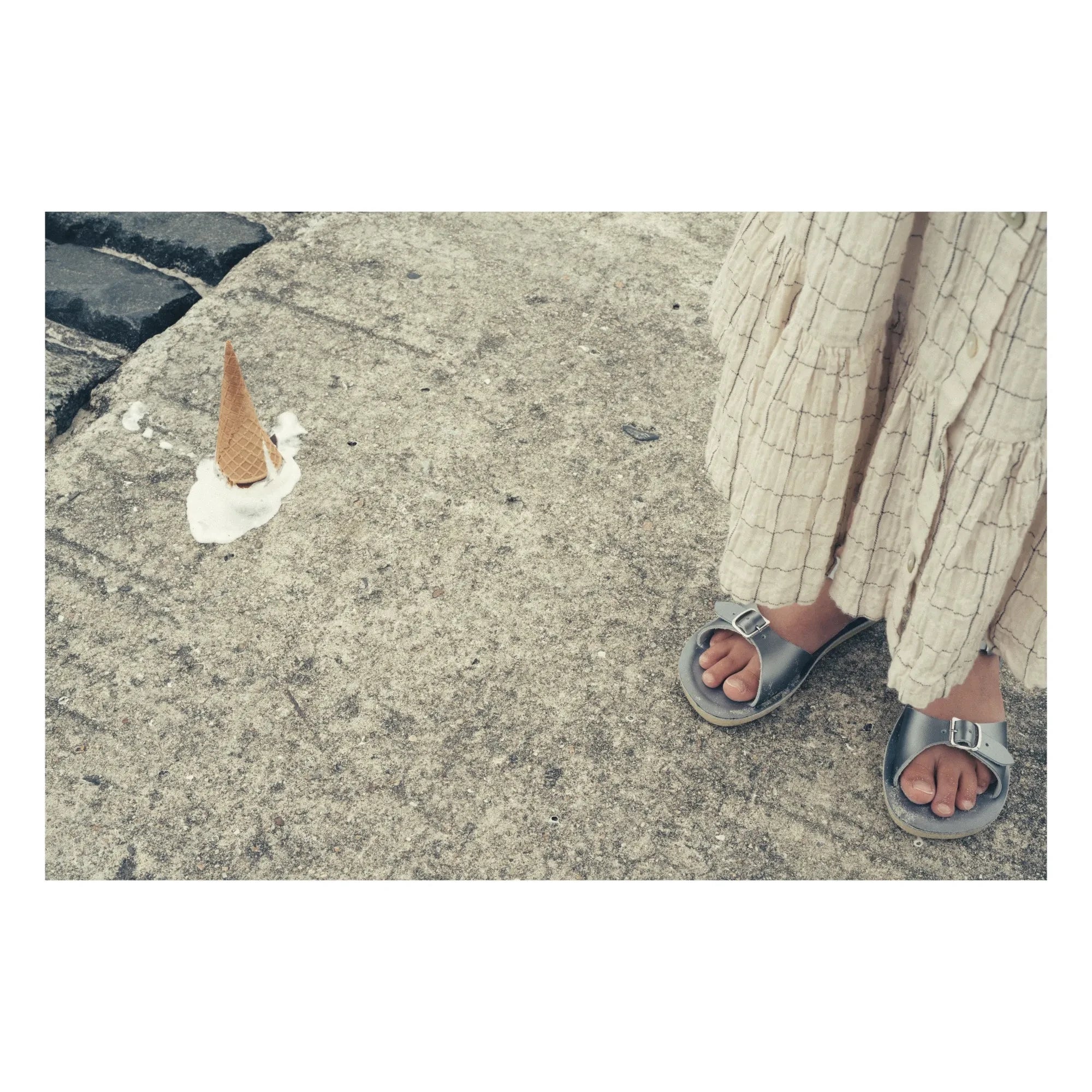 Salt-Water - Su Geçirmez Deriden Surfer Sandaletler | Gümüş