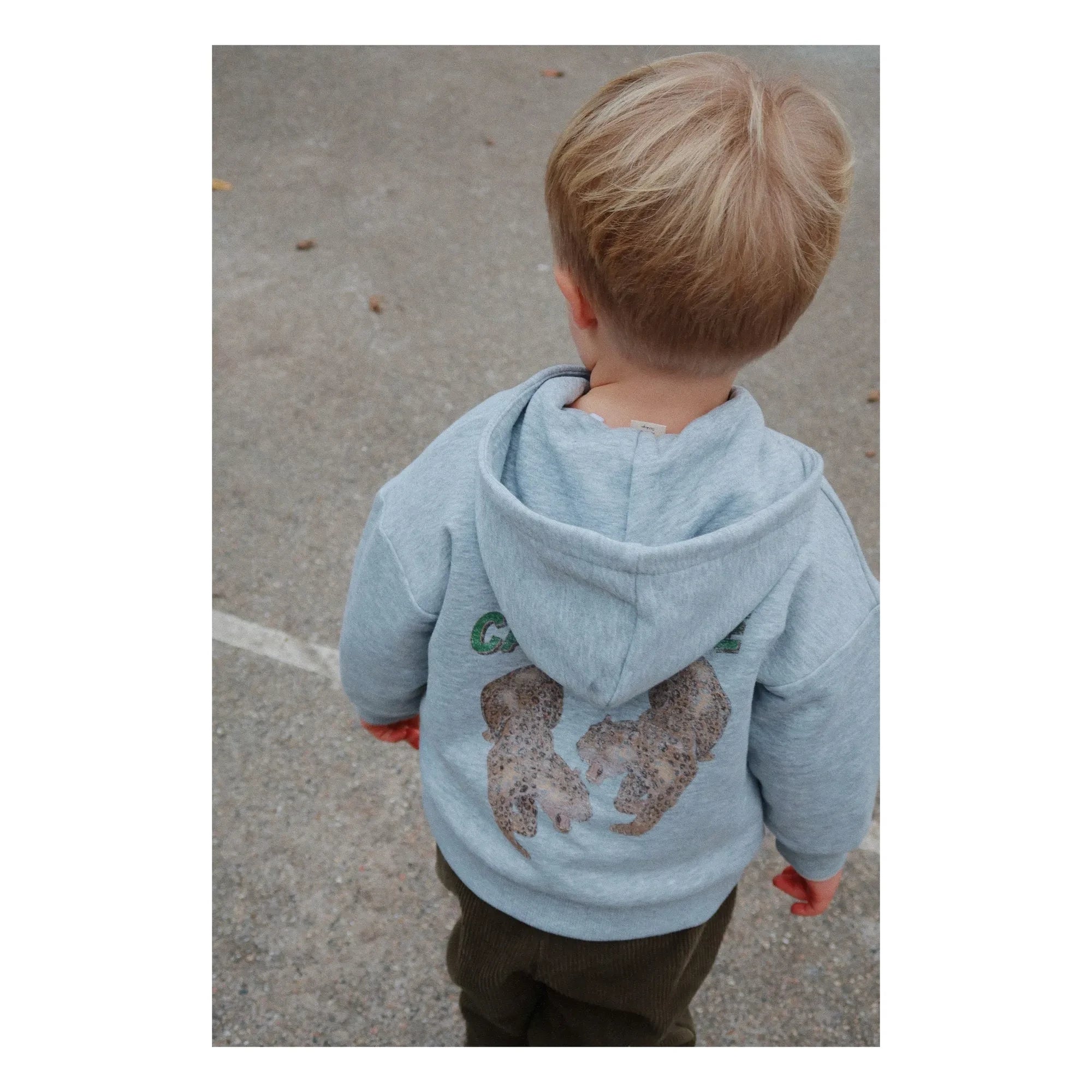 Konges Sløjd - Lou Tiger Organic Cotton Sweatshirt | Heather Grey