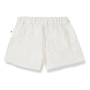1+ in the family - Bermuda Verges Chiffon | White