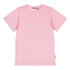 Tumble N'Dry - Embossed T-Shirt Vibrant Organic Cotton | Pink