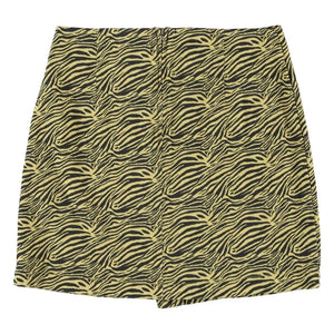 Sisters Department - Pamuklu Zebra Etek | Sarı