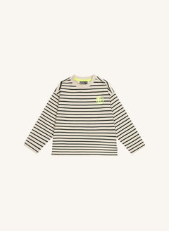 Tumble N'Dry - Chester Striped Organic Cotton T-Shirt | Cream