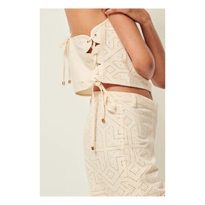 Sessùn - Allindy Cotton Pants | Ecru