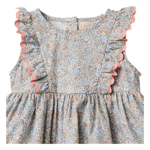 Wheat - Printed Biyeli Safia Dress | Light Blue