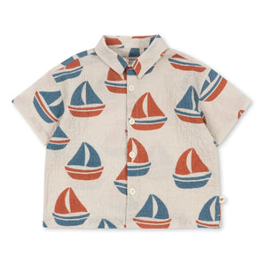 Konges Sløjd - Elliot Organic Cotton Shirt | Beige