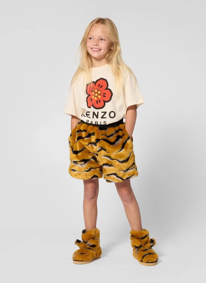 Kenzo - Kenzo Paris Flower Tişört | Beyaz