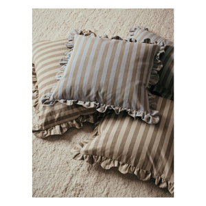 Broste Copenhagen - Ina Square Pillowcase | Blue