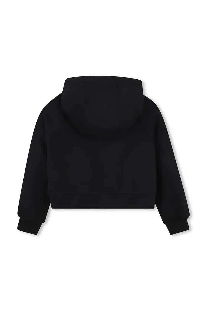 Çocuklar için fermuarlı ve kapüşonlu sweatshirt