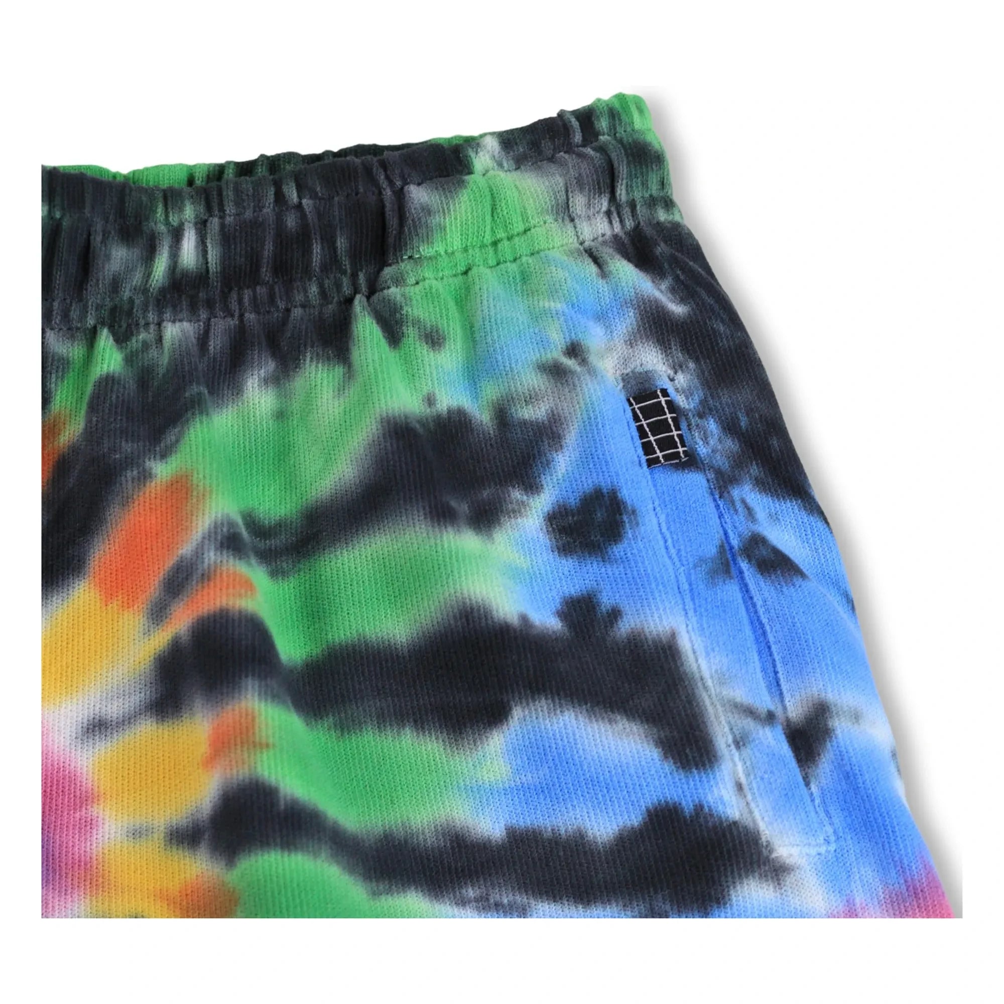 Molo - Amile Tie and Dye Organic Cotton Shorts | Black