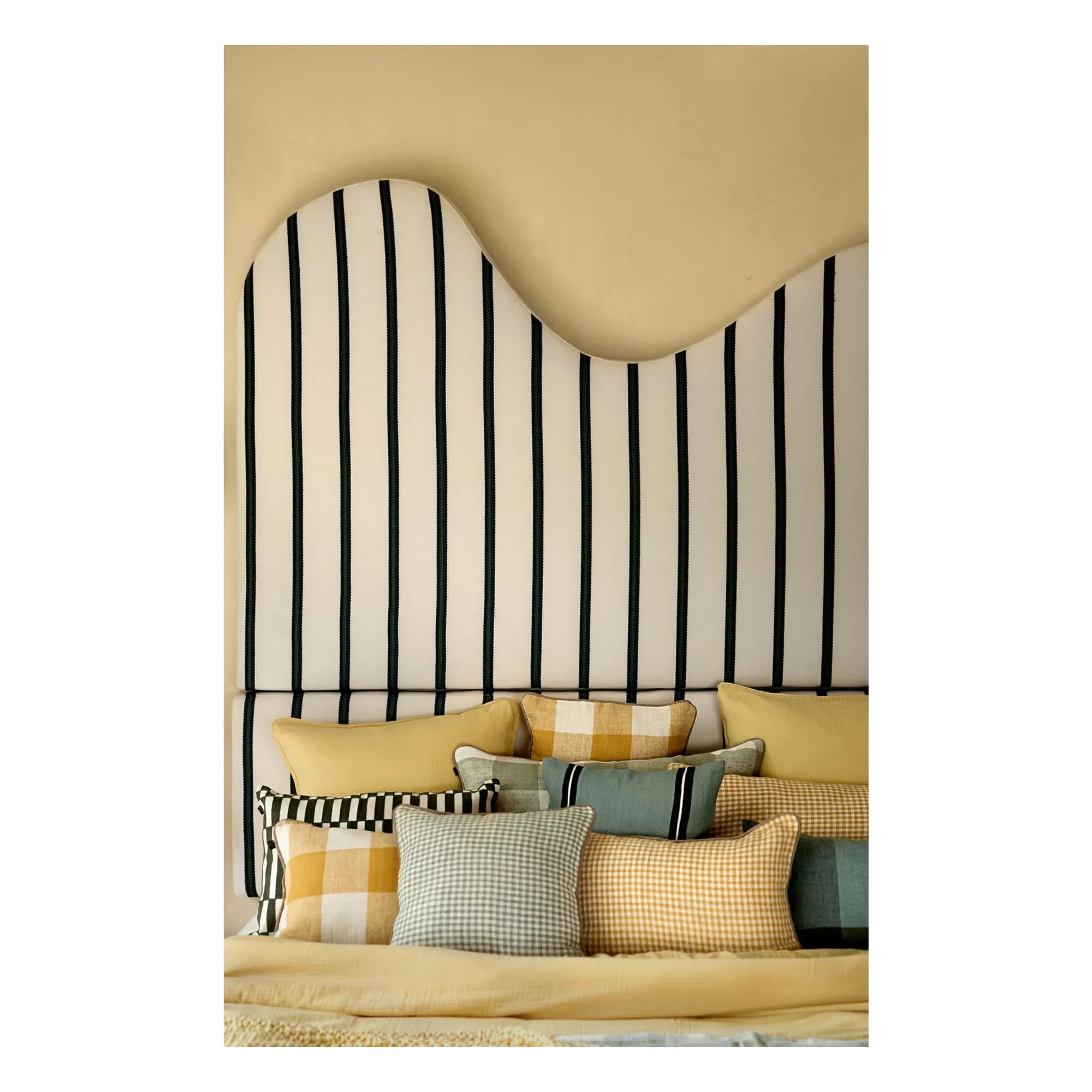Haomy - Dili cotton voile duvet cover | Straw Yellow
