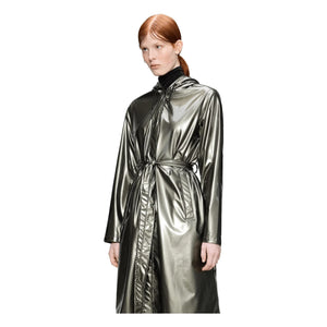 Rains - A-Line W3 Long Coat | Charcoal Gray