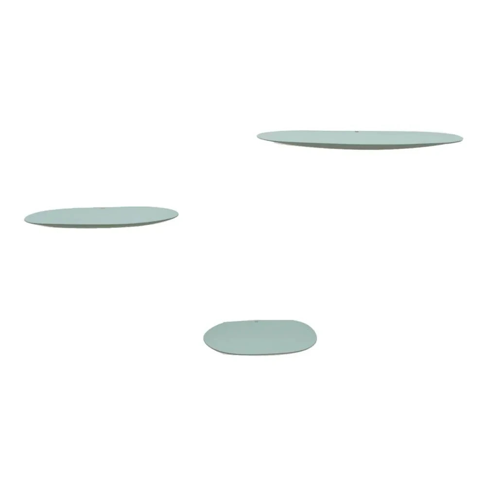 Moustache - Isola Ceramic Shelf, Studio Brichetziegler - 3-Piece Set | Almond Green