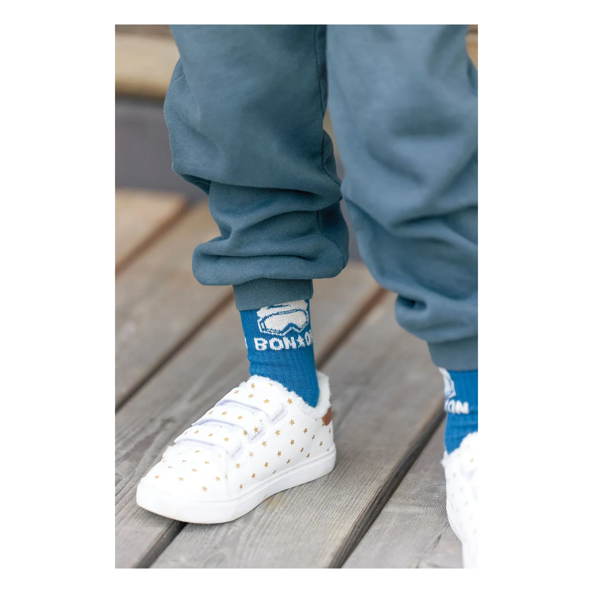 Bonton - Winter Socks 2 Pairs | Blue