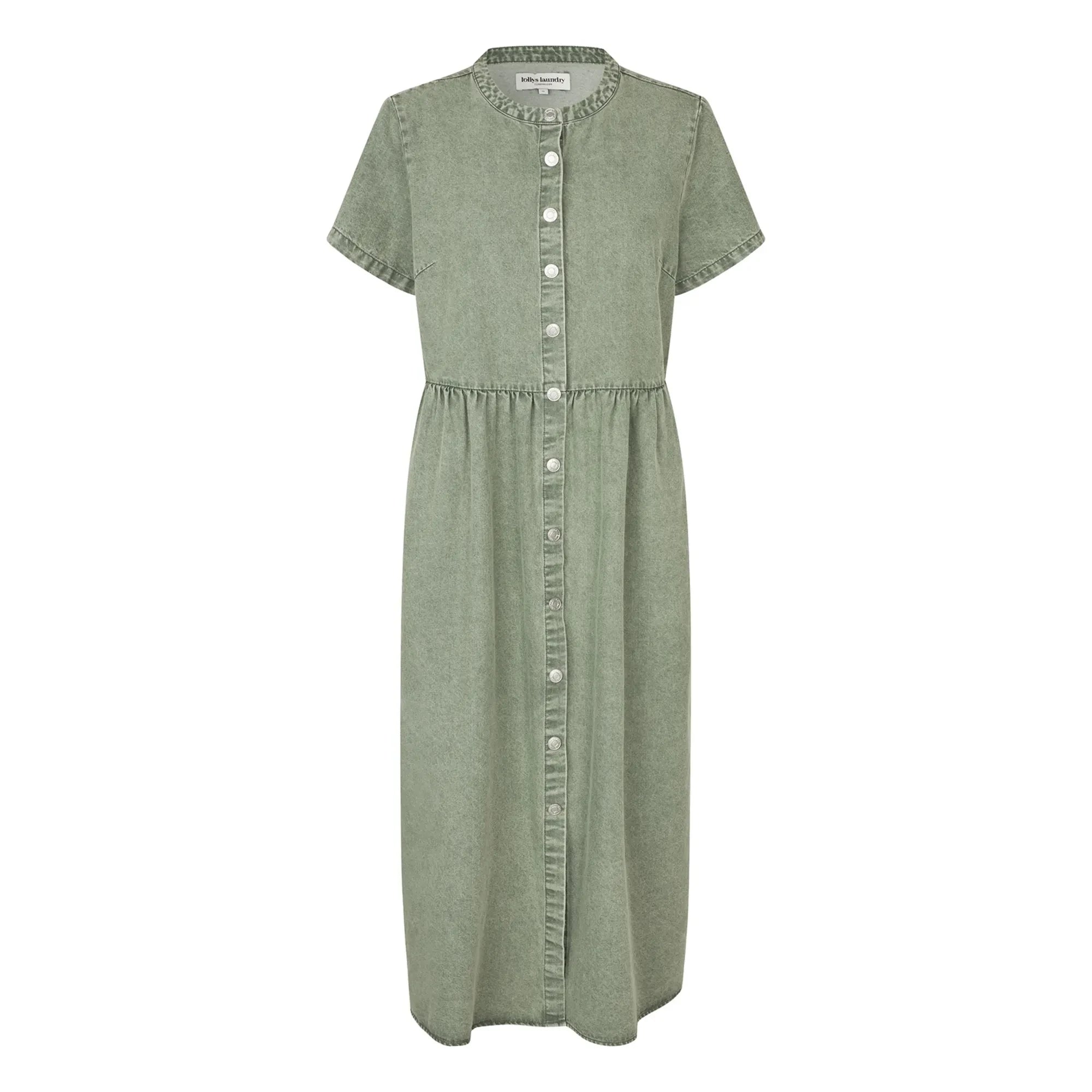 Lollys Laundry - Aliya Cotton Dress | Khaki
