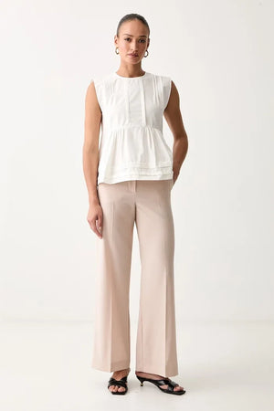 Weekend Max Mara pamuklu kadın bluzu WKDVALLO
