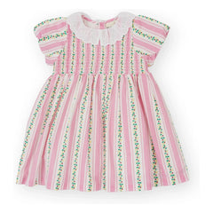 Goldie + Ace - Striped Gathered Dress | Pink