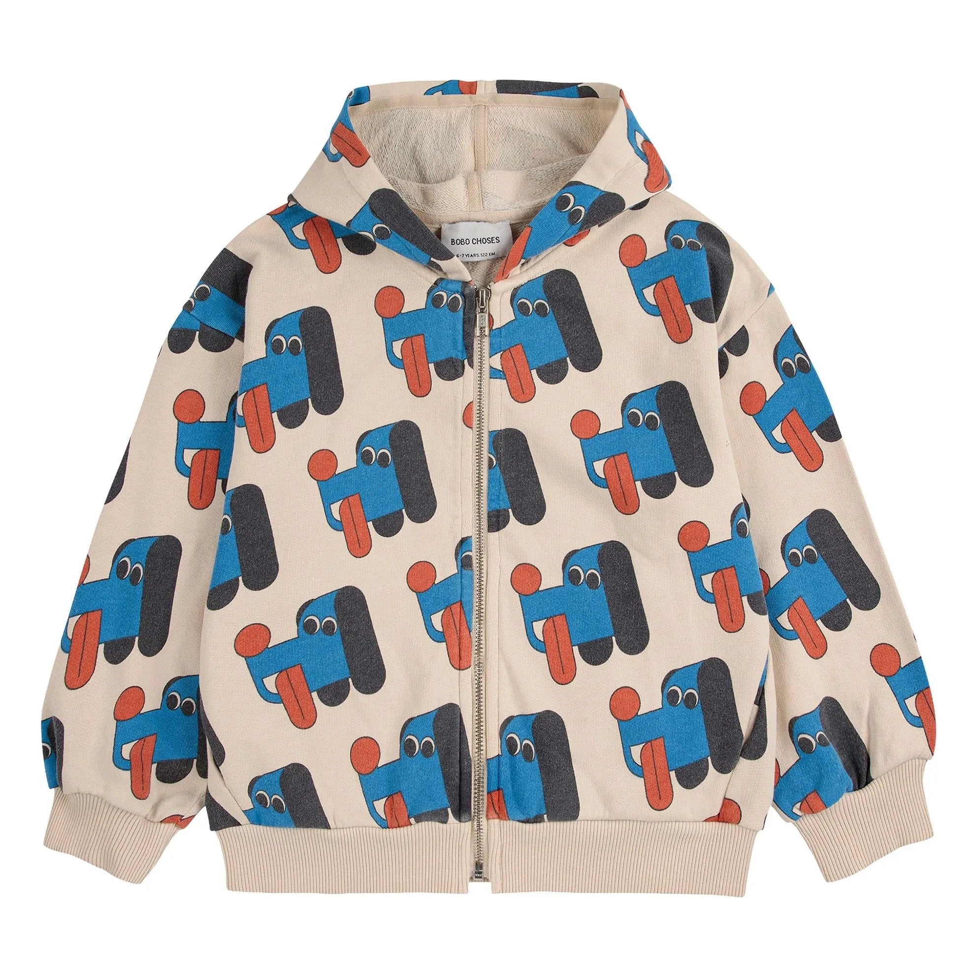 Bobo Choses - Hoodie Sweat Dogs Organic Cotton | Beige