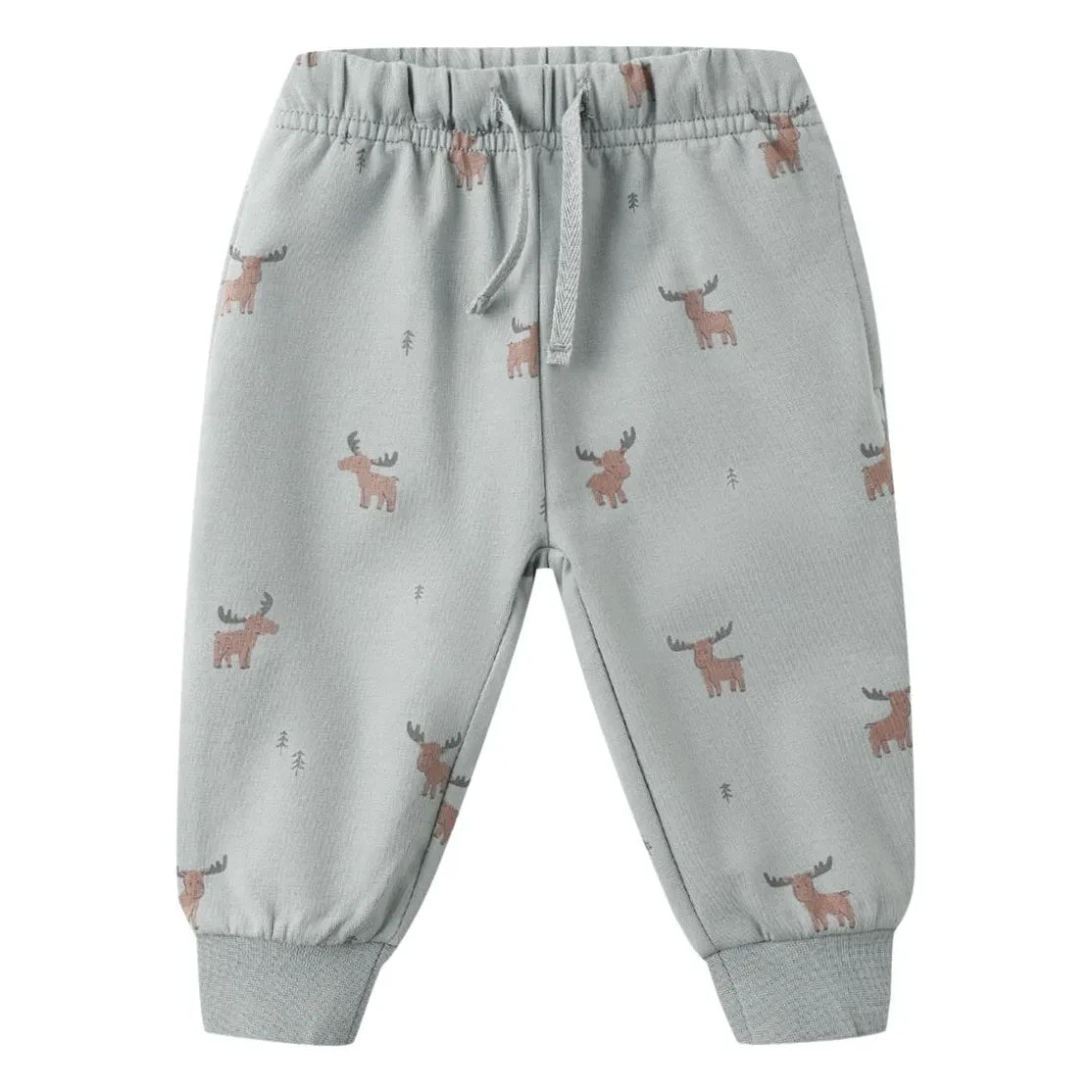 Quincy Mae - Organic Cotton Jogger Pants | Gray Blue