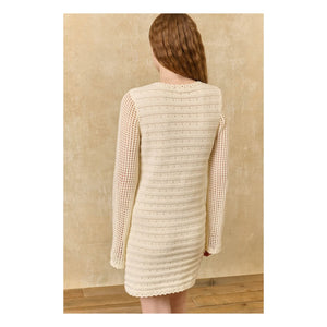 Louise Misha - Eleonora Cotton Dress | Cream