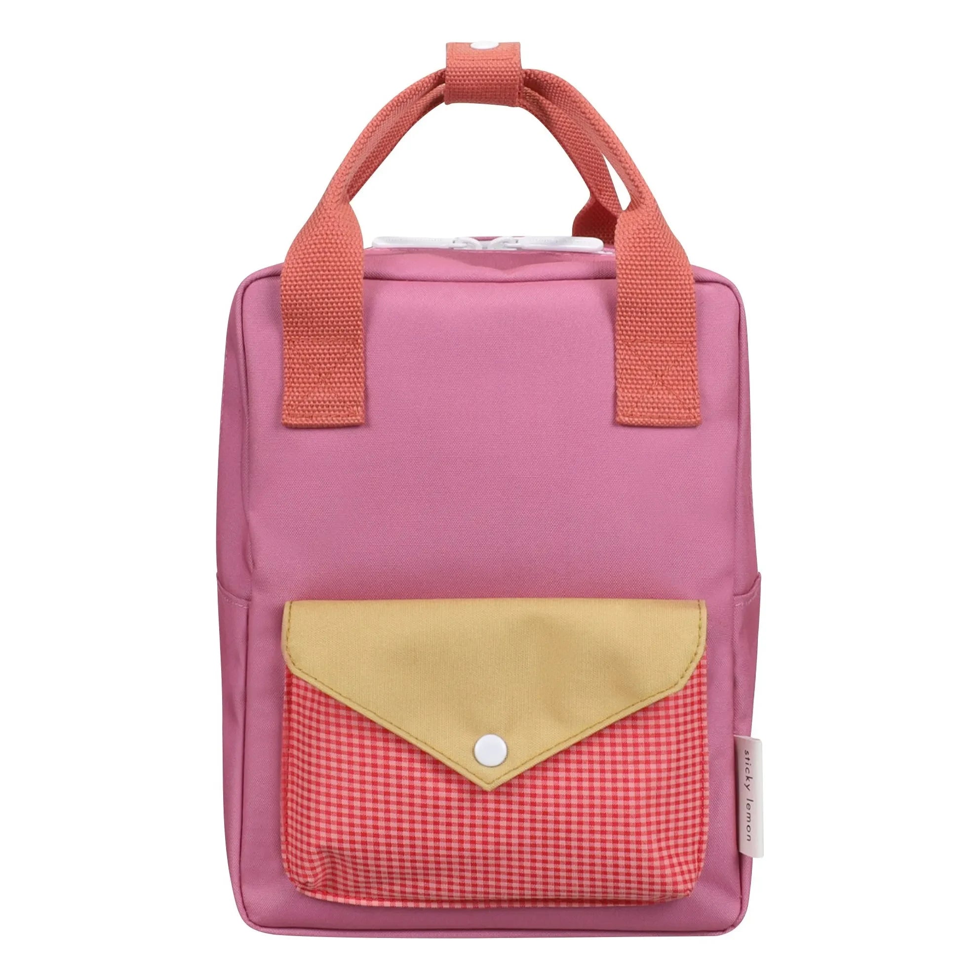 Sticky Lemon - Small Envelope Backpack | Coral