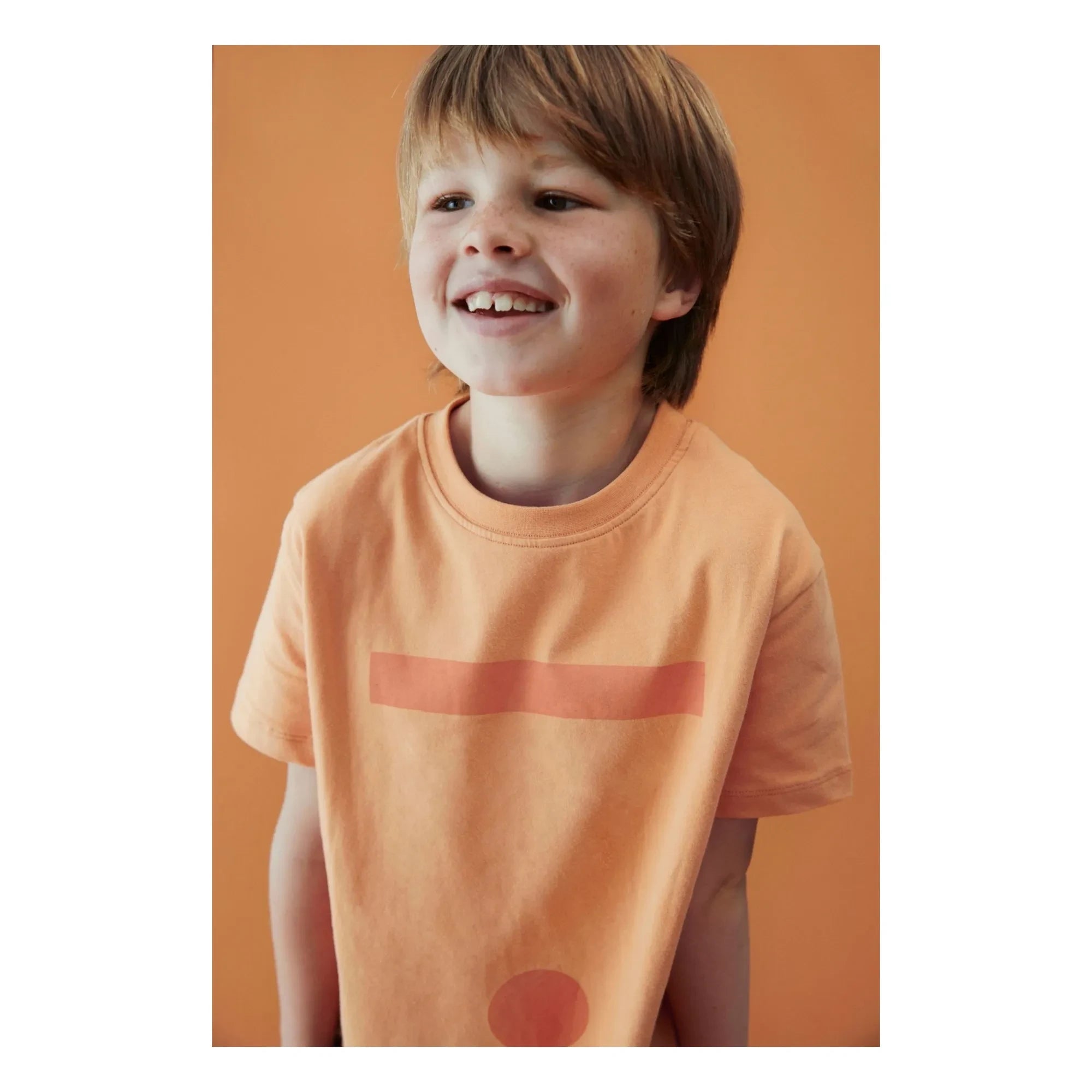 Gray Label - Logo Tişört Organik pamuk | Kayısı
