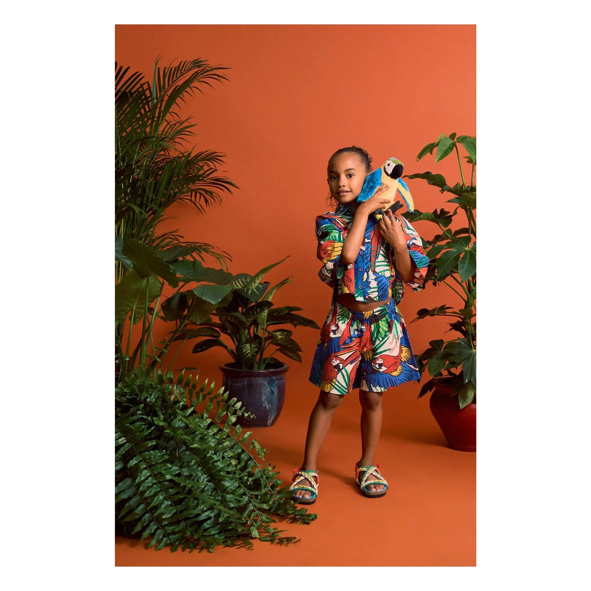 Maison Mangostan - Parrot şort | Mavi