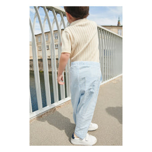 Copenhagen Colors - Seersucker trousers | Light blue