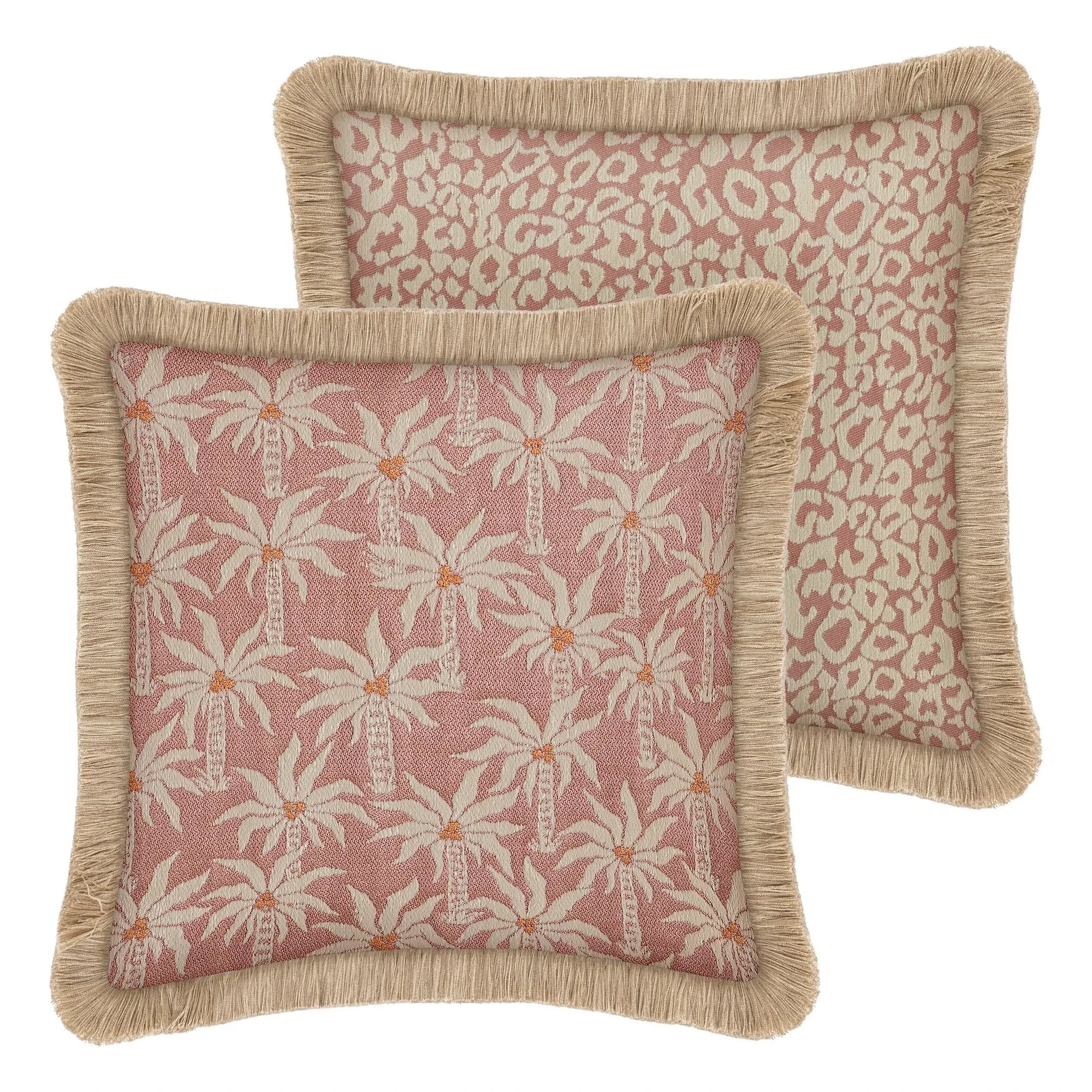 Palais - Laura x Maya Double-Sided Pillowcase | Pink