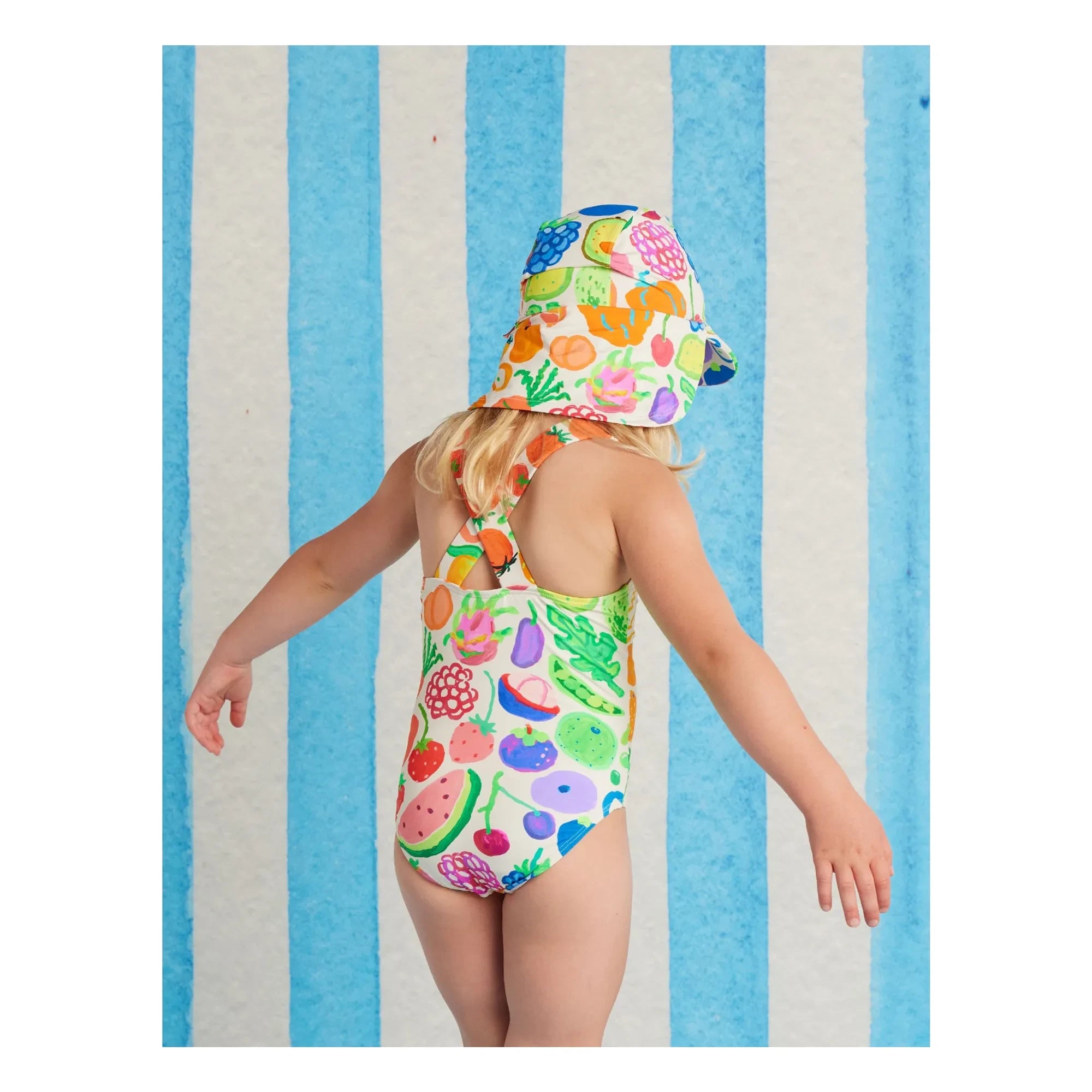 Halcyon Nights - Fruits Recycled Fiber Swimsuit | Off-White