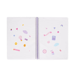 Legami - A4 Çizgili Defter, Resimli Sert Kapaklı - Oyuncak Ayı - Not Defteri - Spiralli