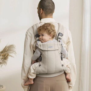 BabyBjorn Harmony Woven Melange - Light Beige-Baby Carriers-Light Beige-One Size | Natural Baby Shower