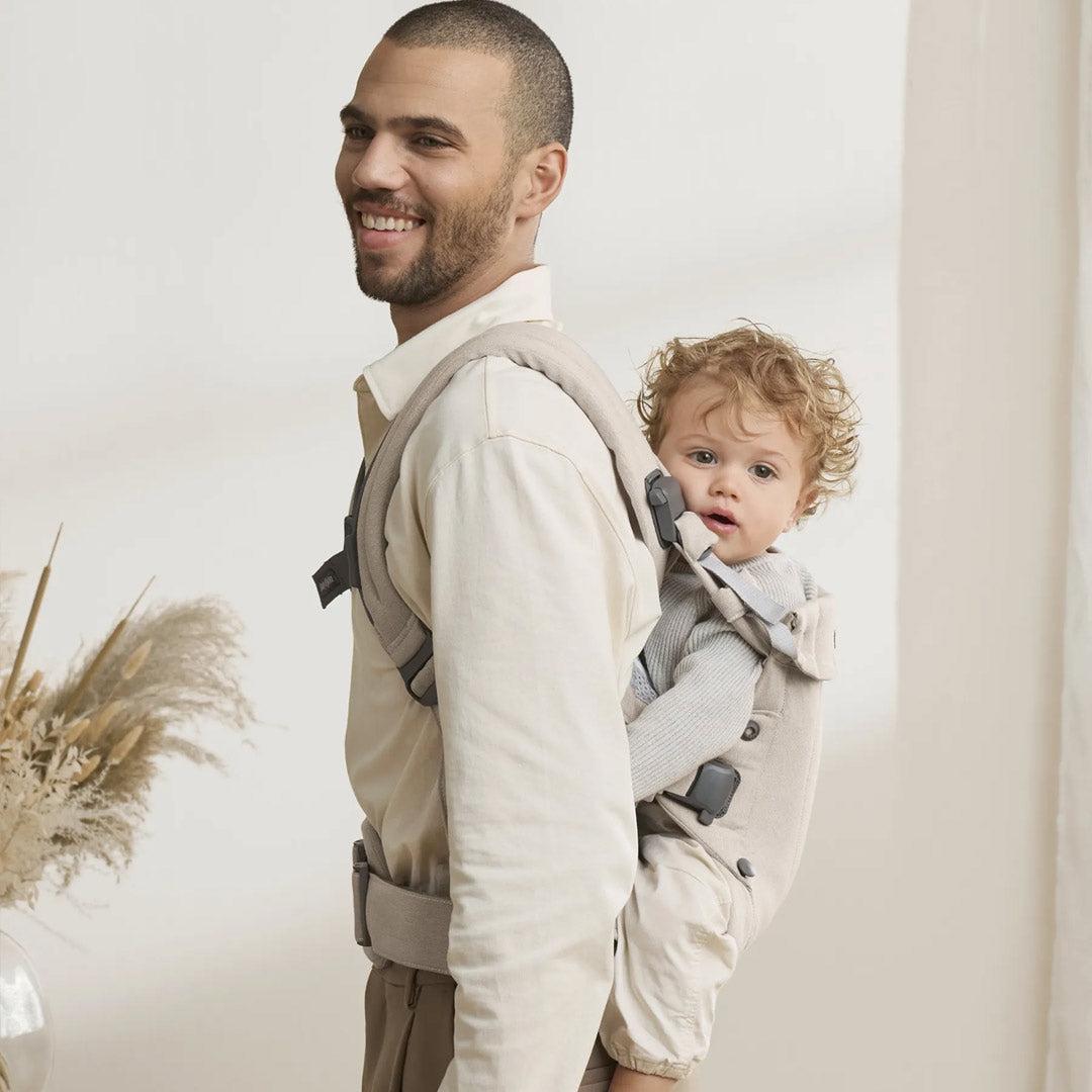 BabyBjorn Harmony Woven Melange - Light Beige-Baby Carriers-Light Beige-One Size | Natural Baby Shower