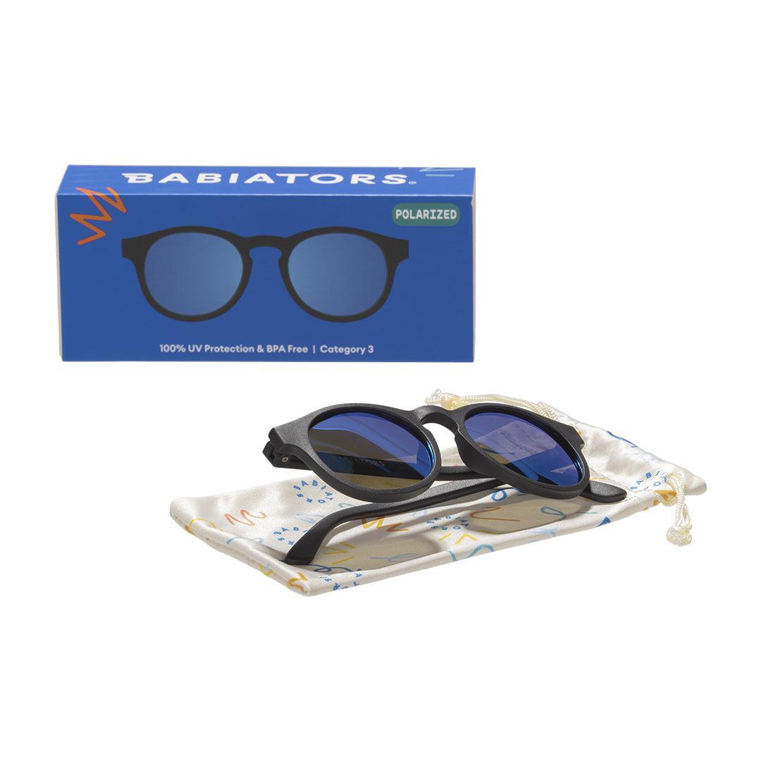 Babiators Polarised Keyhole Sunglasses - Jet Black-Sunglasses-Jet Black-0-2y (Junior) | Natural Baby Shower