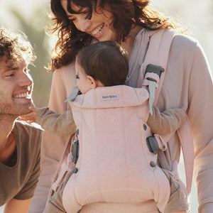 BabyBjörn Harmony Woven Mélange - Light Pink-Baby Carriers-Light Pink-One Size | Natural Baby Shower